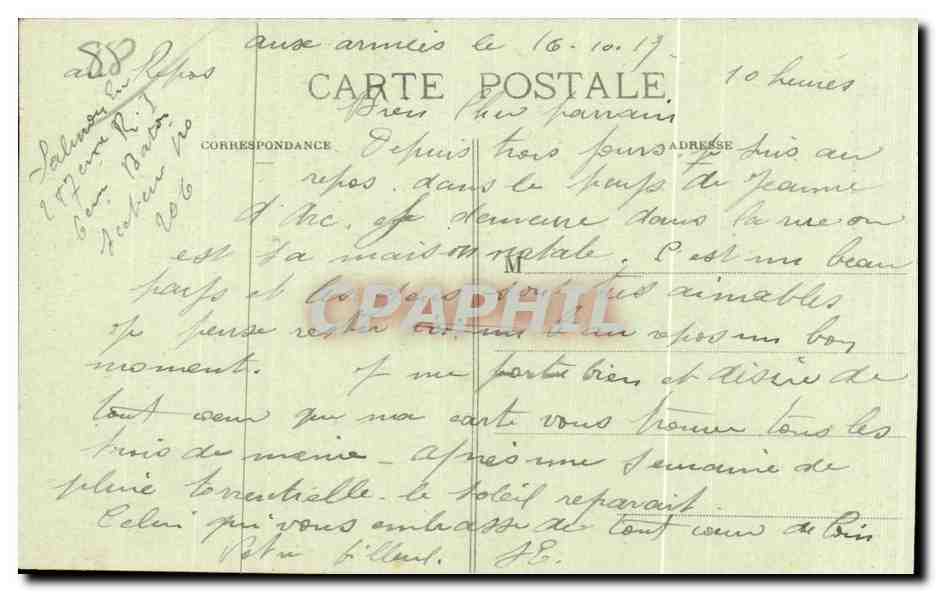 Domrémy - Die Basilika und das Tal der Meuse — Phototype Paul Testlart, Epinal, n°8-2483 — Rückseite