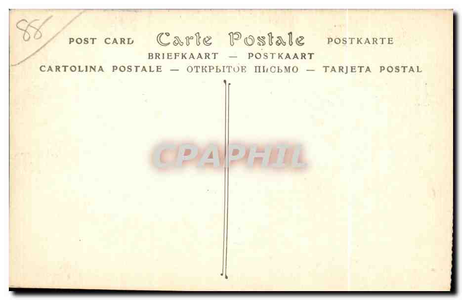 CPA Domremy L Eglise  — Verso