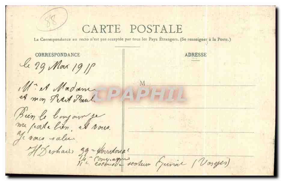 CPA La Cleurie aux rives pittoresques — Rückseite
