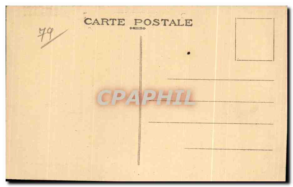 CPA Airvault (Deux Sevres) Porche de I Eglise St Pierre — Rückseite