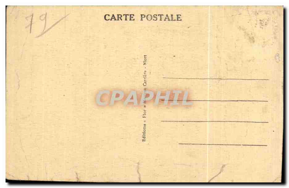 CPA Airvault (Deux Sevres) Place des Promenades — Rückseite