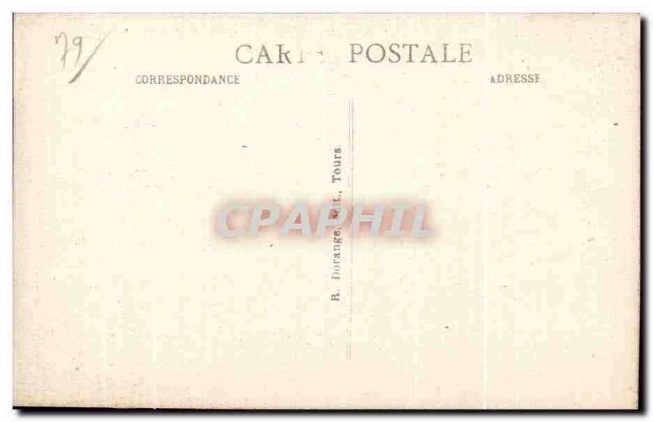 CPA Airvault Pont de Soulievres — Rückseite