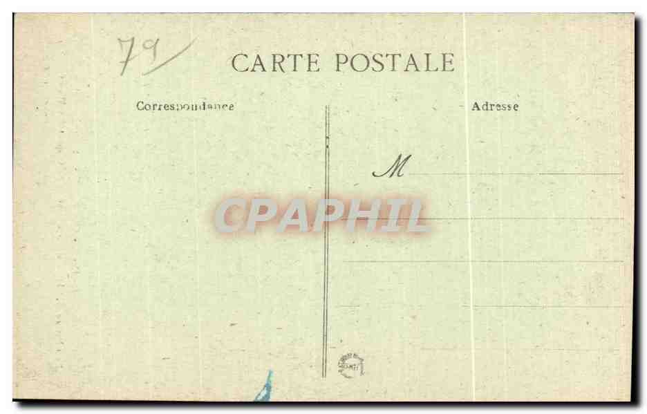 CPA Oiron Le Chateau (XVI Siecle) Cheminee du Cabinet des Muses Dando Berry — Rückseite
