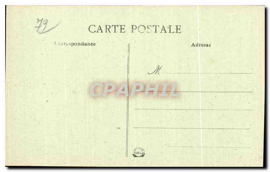CPA Oiron Le Chateau du XVI siecle et le Petit Parc Vue generale a vol d oiseau — Rückseite