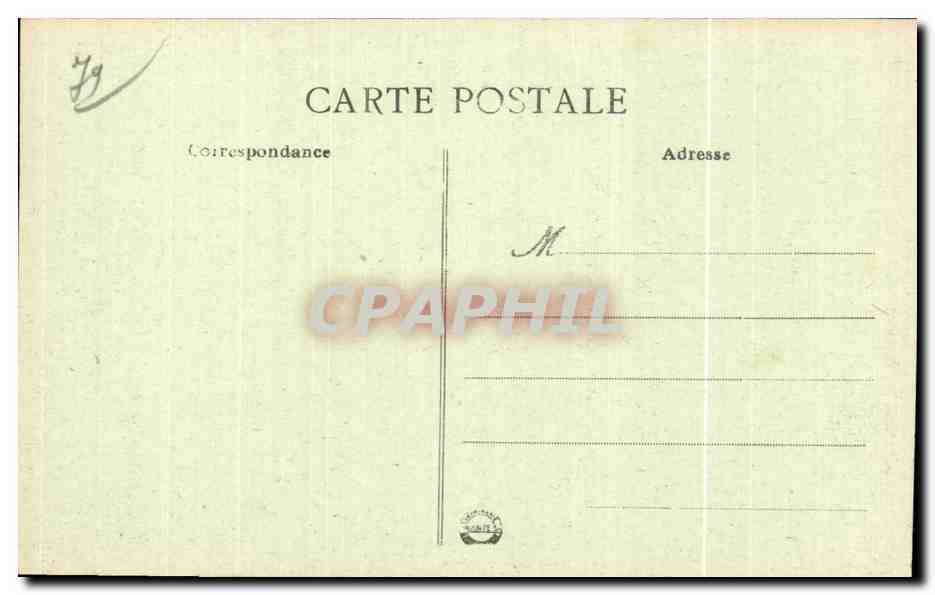 CPA Oiron Le Chateau du XVI siecle et le Petit Parc Vue generale a vol d oiseau — Rückseite