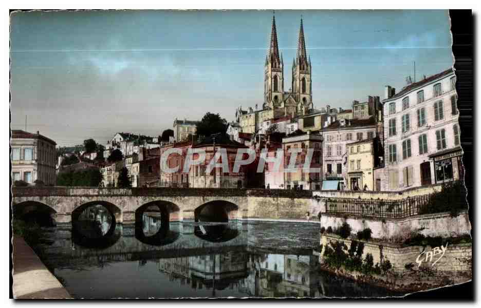 Niort - L'Église Saint-André et le Vieux Pont — Éditions Caby