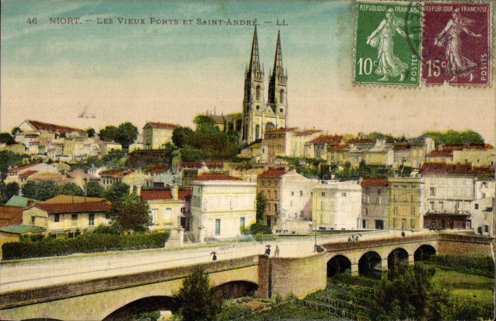 CPA Niort Les vieux Ponts et Saint Andre