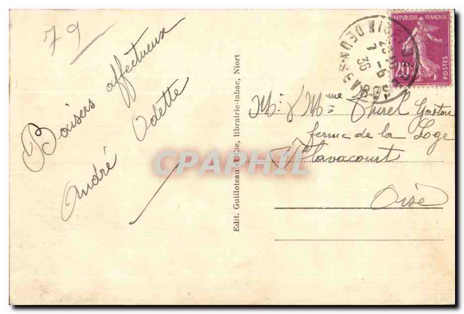 Niort — Souvenir de Niort — Édit. Gulloteau, librairie-labac, Niort — Reverso