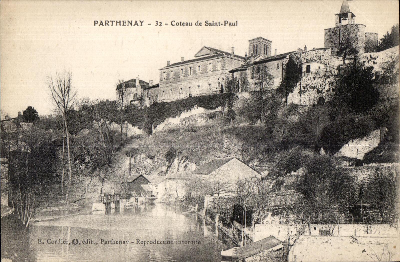 CPA Parthenay Viaduc Coteau de Saint Paul