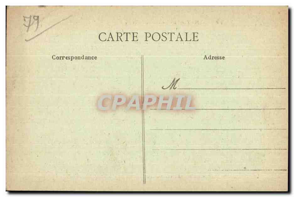 CPA Parthenay Viaduc Coteau de Saint Paul — Rückseite
