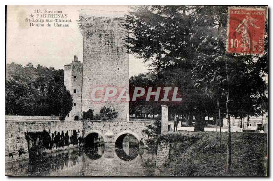 St-Loup-sur-Thouet — Donjon du Château — Éditeur inconnu, n° 113