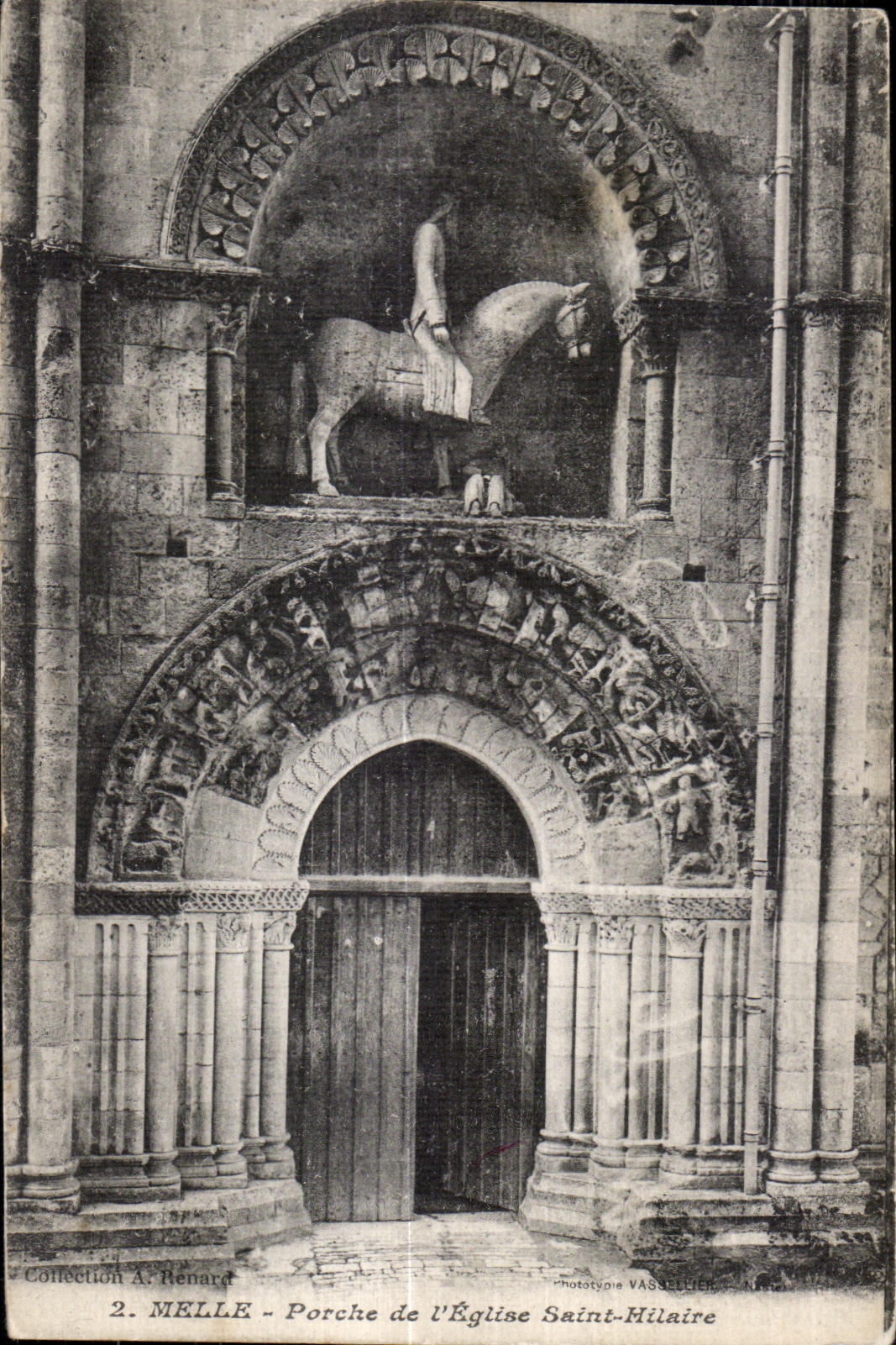 Melle - Eglise Saint Hilaire - CPA 