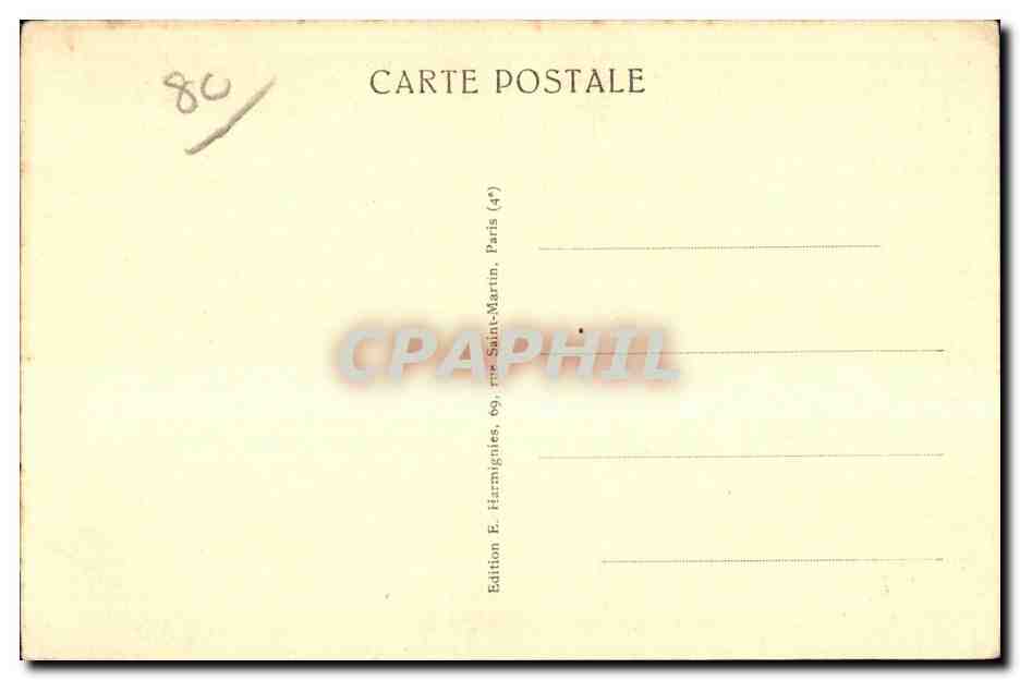 Abbeville - Eglise St Vulfran Le maitre autel - CPA — Rückseite