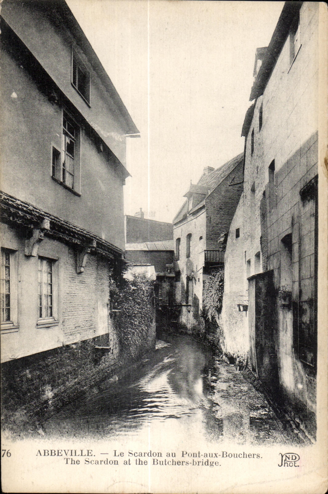 Abbeville - Le Scardon au Pont aux Bouchers - CPA