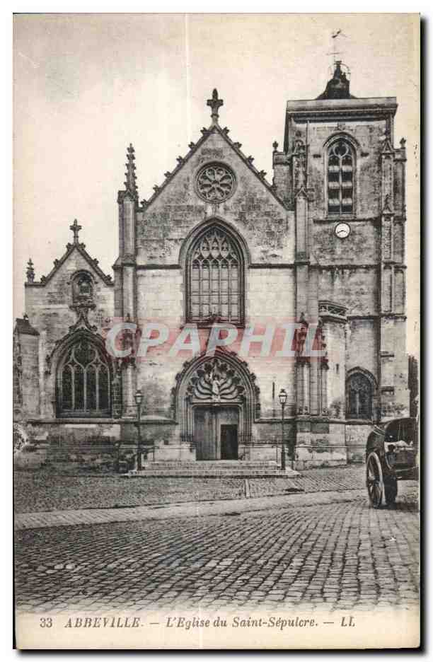Abbeville - L Eglise Saint Sepulcre - CPA 