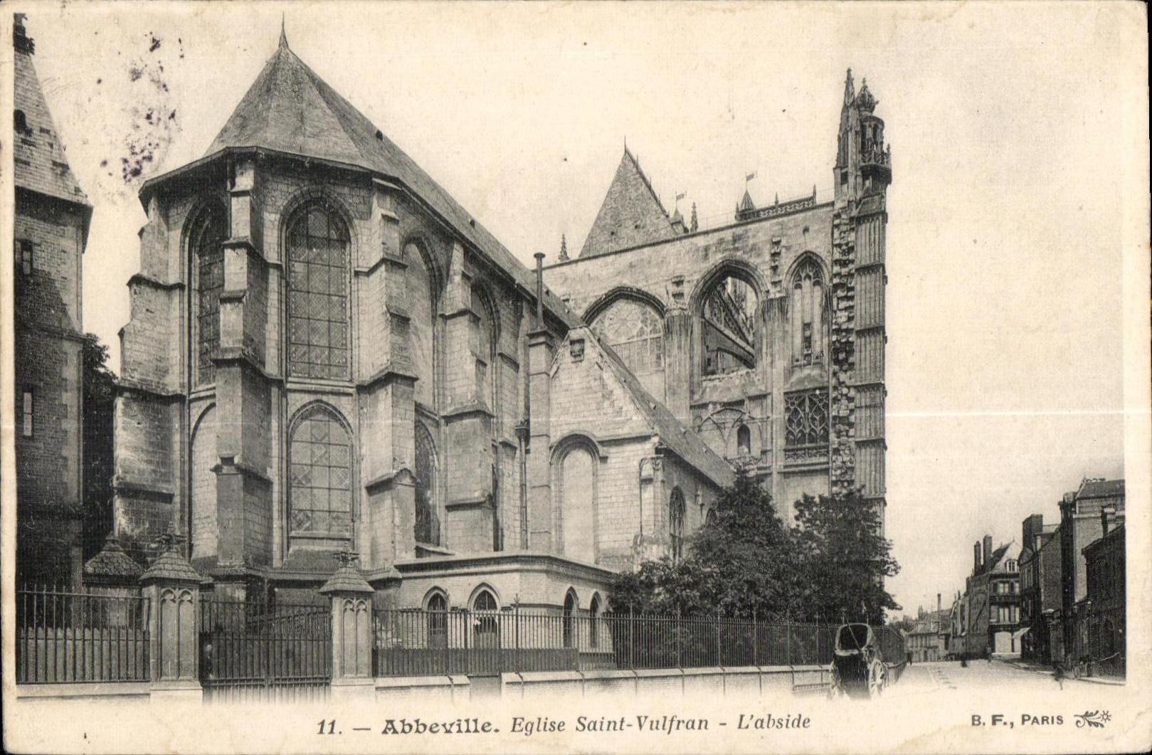 Abbeville - L Eglise Saint Vulfran Abside - CPA 