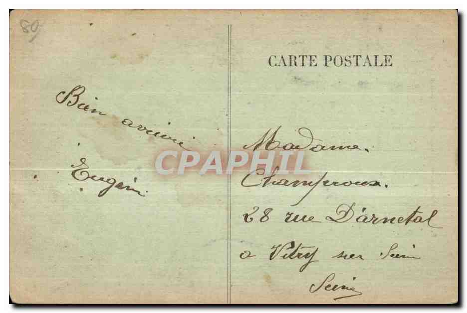Abbeville - Monument de 1914 1915 Militaria - CPA  — Back