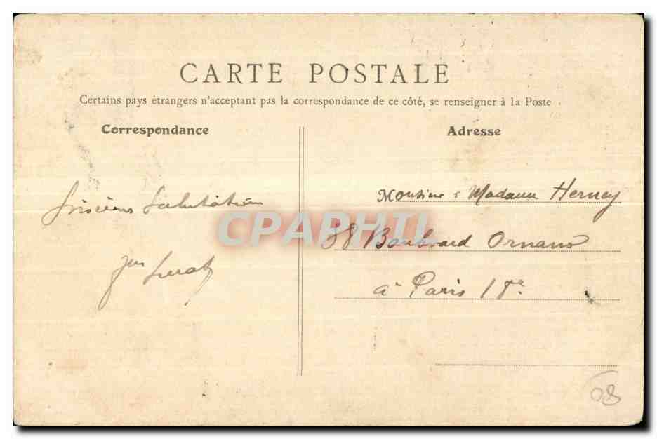 Abbeville - Monument de l Amiral Courbet - CPA  — Back