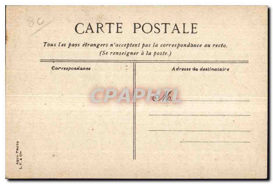 Abbeville - Tombeau de l Amiral Courbet - CPA  — Rückseite