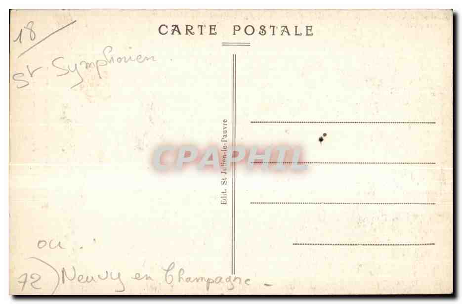 Intérieur de l'église Saint-Julien-le-Pauvre — côté droit — Edit. St-Julien-le-Pauvre — Back