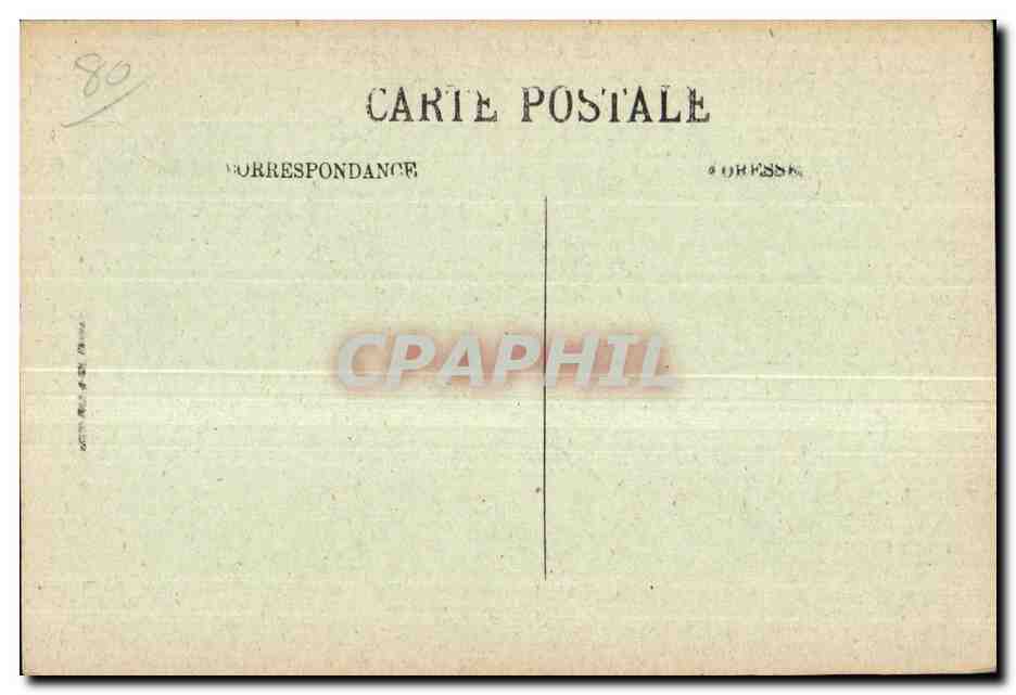 Abbeville - Pensionnat Saint Vufran - CPA — Rückseite