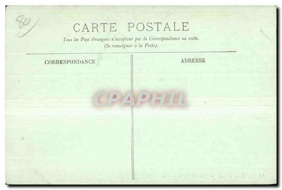 Abbeville - L Hotel Dieu - CPA — Back