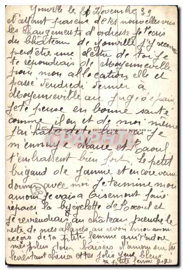 Abbeville - Le Musee et la statue de Prarond - CPA — Rückseite