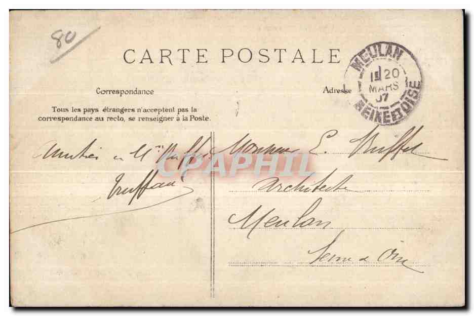 Abbeville - Vieilles Maisons sur la Somme - CPA — Rückseite