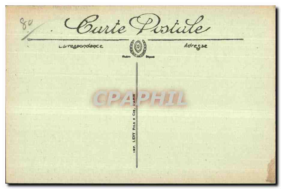 Abbeville - Monument de l Amiral Courbet - CPA — Back