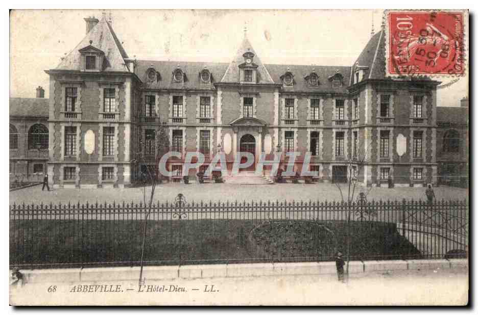 Abbeville - L Hotel Dieu - CPA