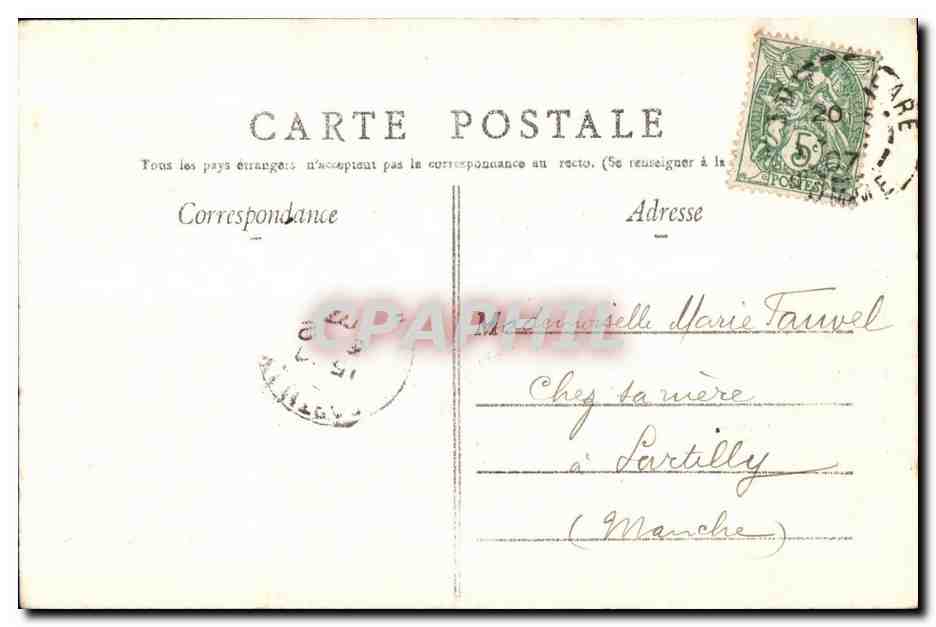 CPA Vieil Amiens Maison du Sagittaire — Rückseite