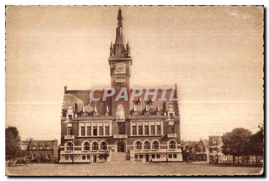 CPA Albert Somme L Hotel De Ville