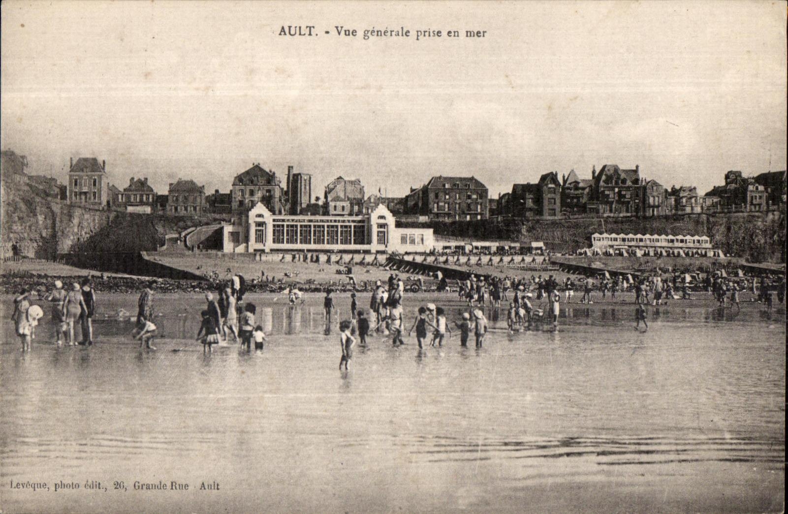 CPA Ault Vue generale prise en mer