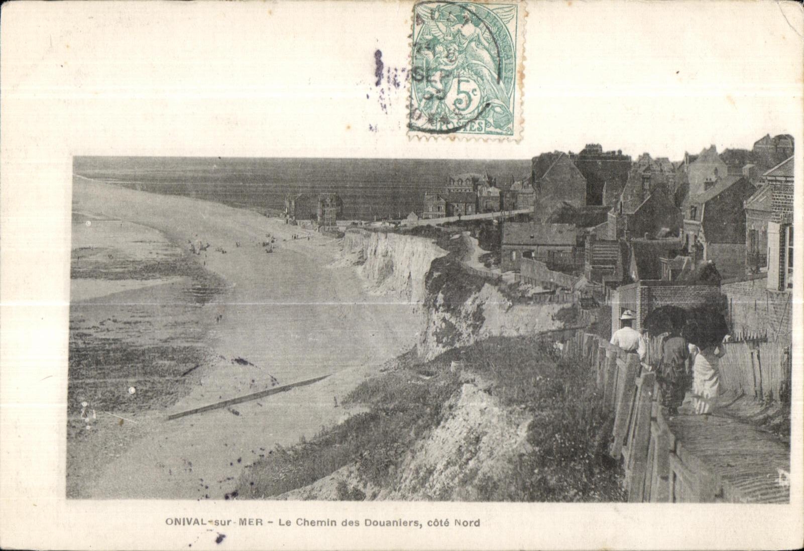 CPA Onival sur Mer Le Chemin des Douaniers cote Nord