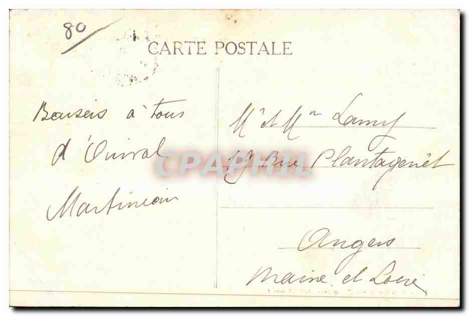 CPA Onival La Plage et Ie Casino — Rückseite