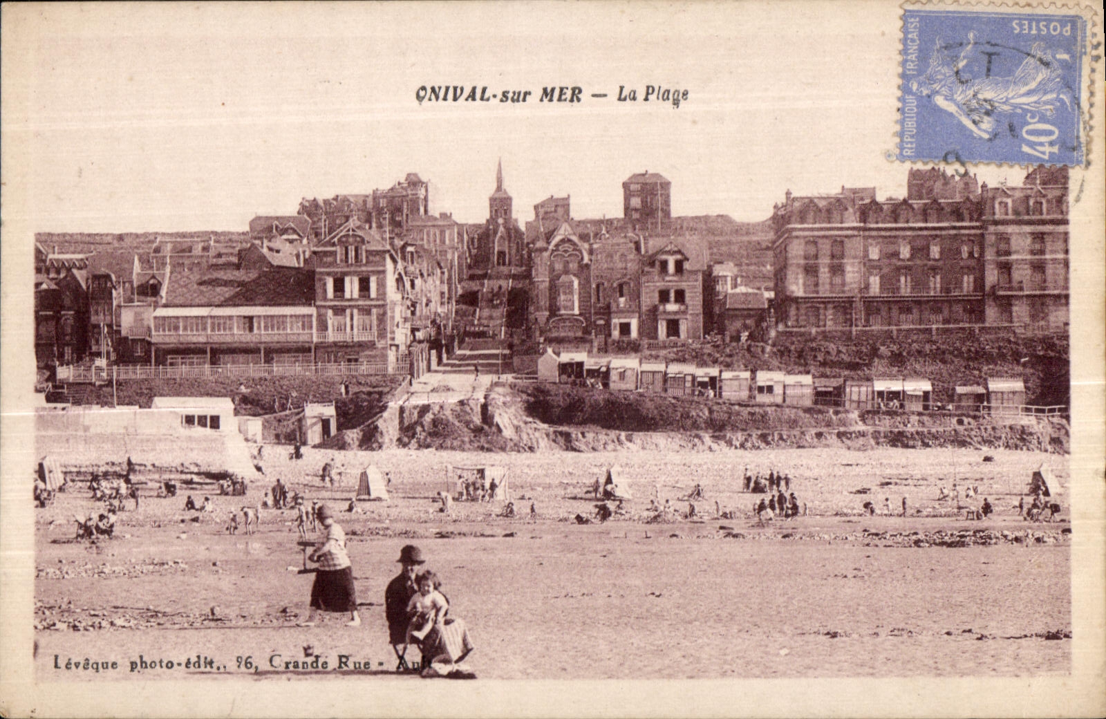 CPA Onival sur Mer La Plage