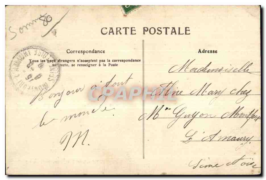 CPA Ault Onival L Esplanade vers Cayeux — Back