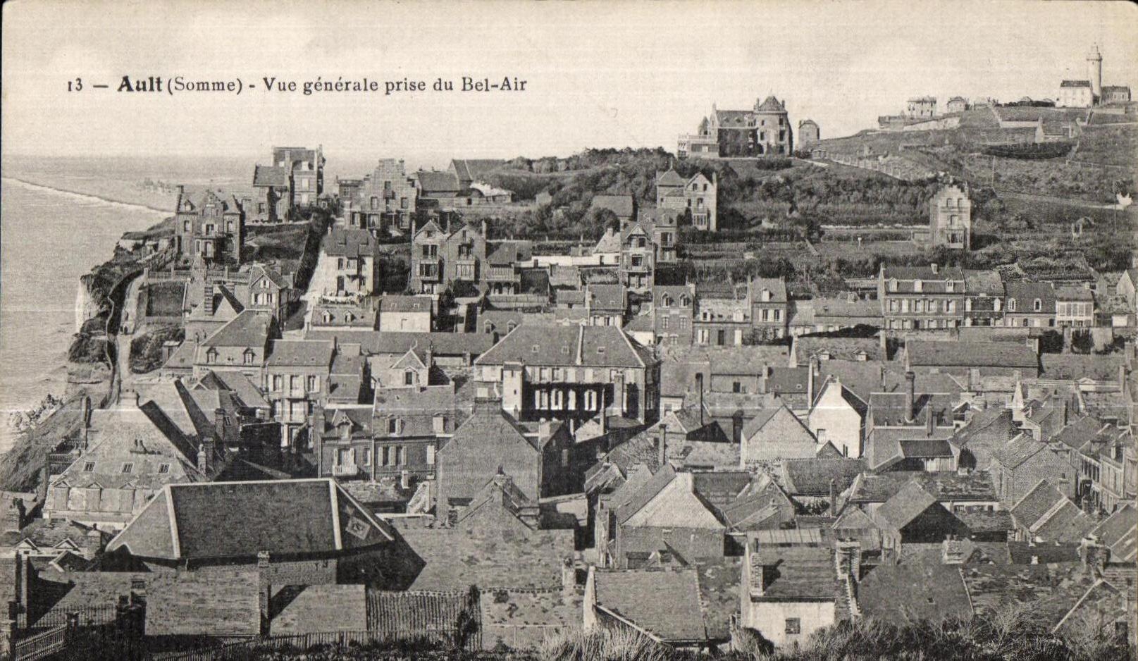 CPA Ault (Somme) Vue generale Prise du Bel Air