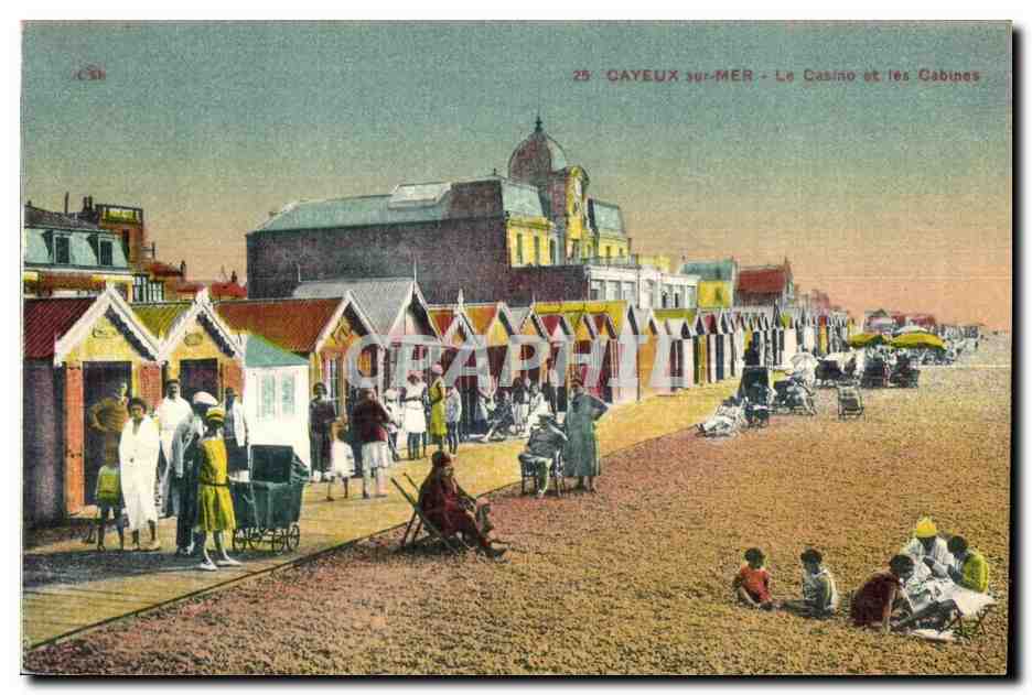 CAYEUX-sur-MER - Le Casino et les Cabines