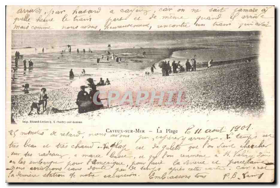 CPA Cayeux sur Mer Les Plage