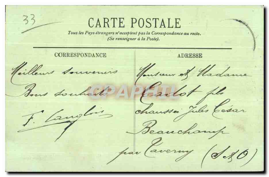 CPA Cayeux sur Mer Barques de Peche en Pleine Mer — Back