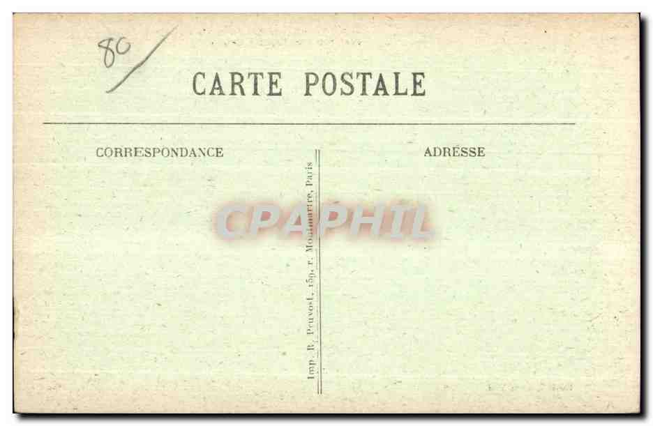 Corbie - Eglise - Vue prise rue Auguste Gendre - CPA  — Back