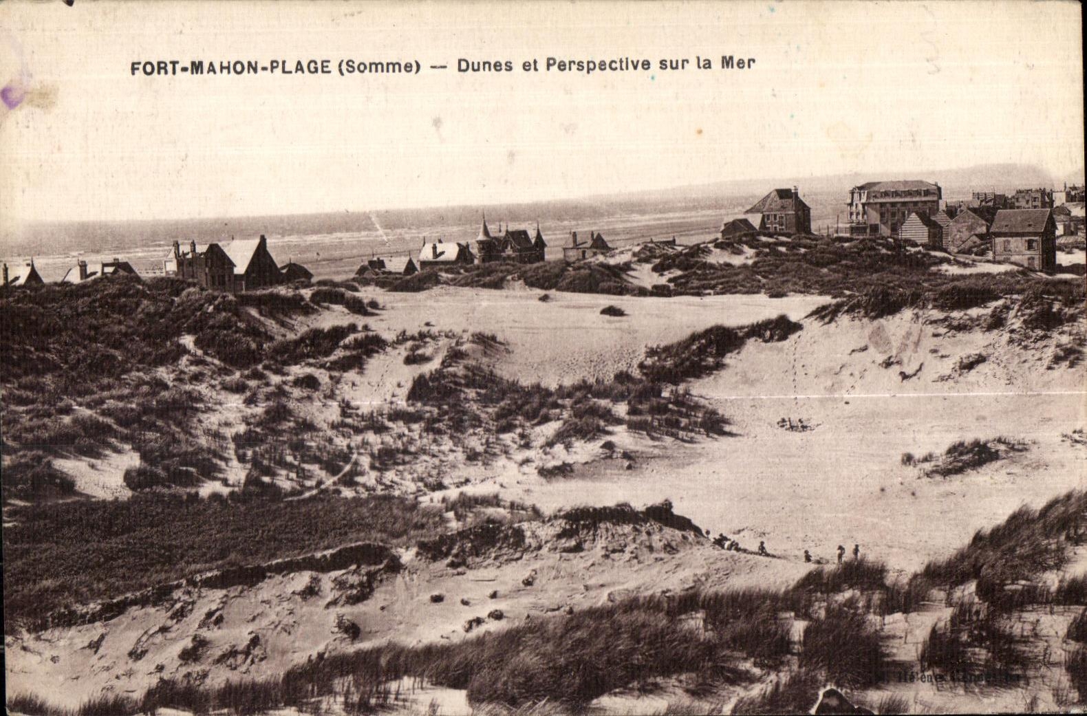 Fort Mahon - Dunes et Perspective sur la Mer - CPA 