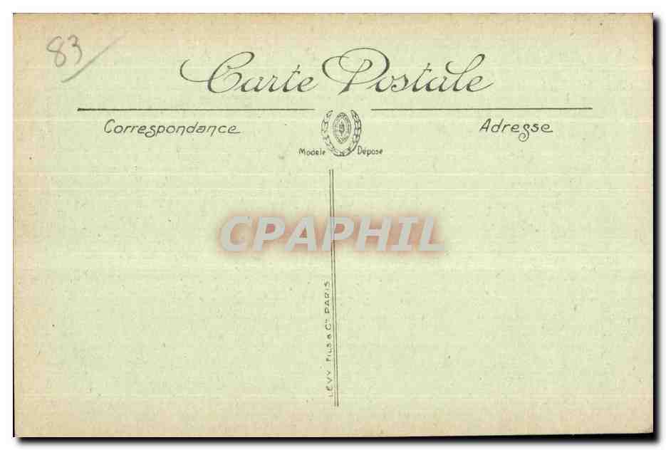 Draguignan - La Tour de l Horloge - CPA  — Rückseite