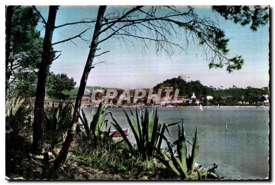 Ile de Porquerolles — Vue du village et le Fort Sainte-Agathe — Société d'Édition de la Libération, Porquerolles