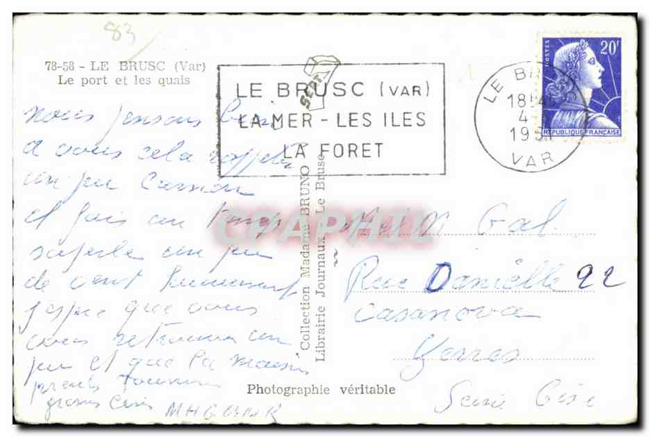 Le port et les quais — Le Brusc (Var) — Librairie Journaux Bruno — Reverso