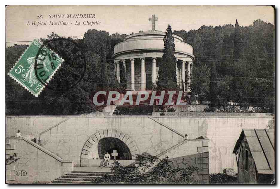 Saint Mandrier - L Hopital Maritime - La Chapelle - CPA 