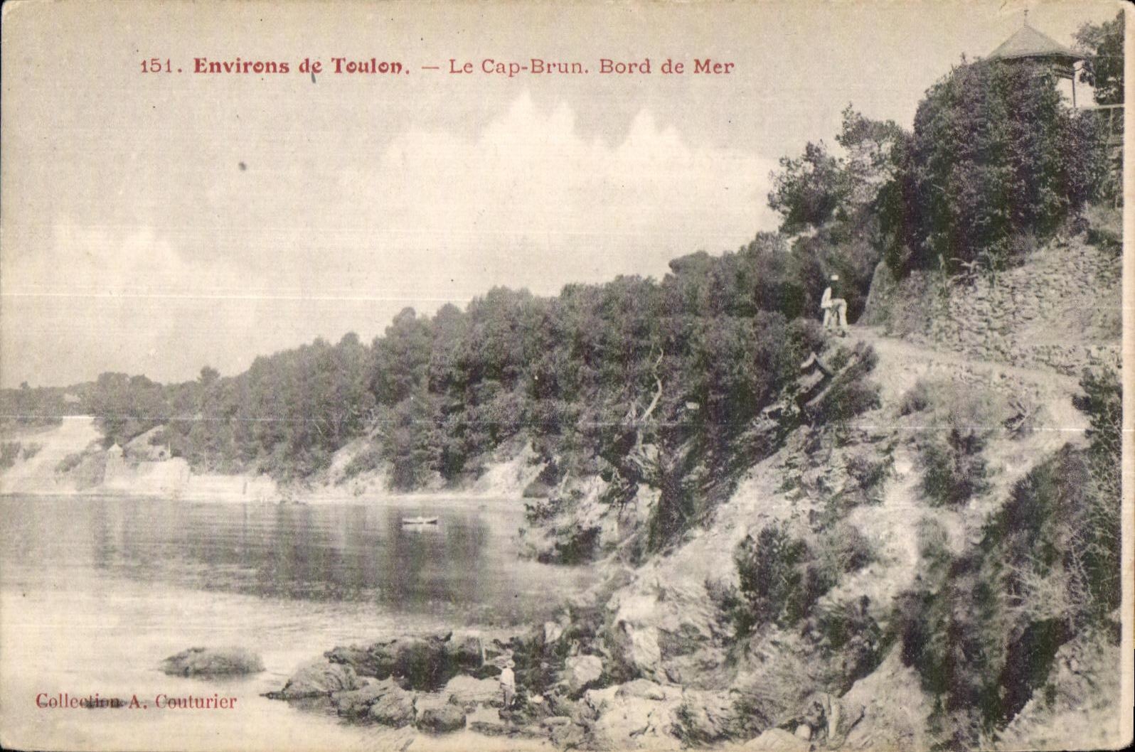 Toulon - Le Cap Brun - Bord de Mer - CPA