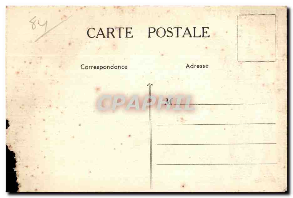 CPA Departement Du Var 347 937 habitants chef lieu Draguignan Brochet Pecheur — Rückseite