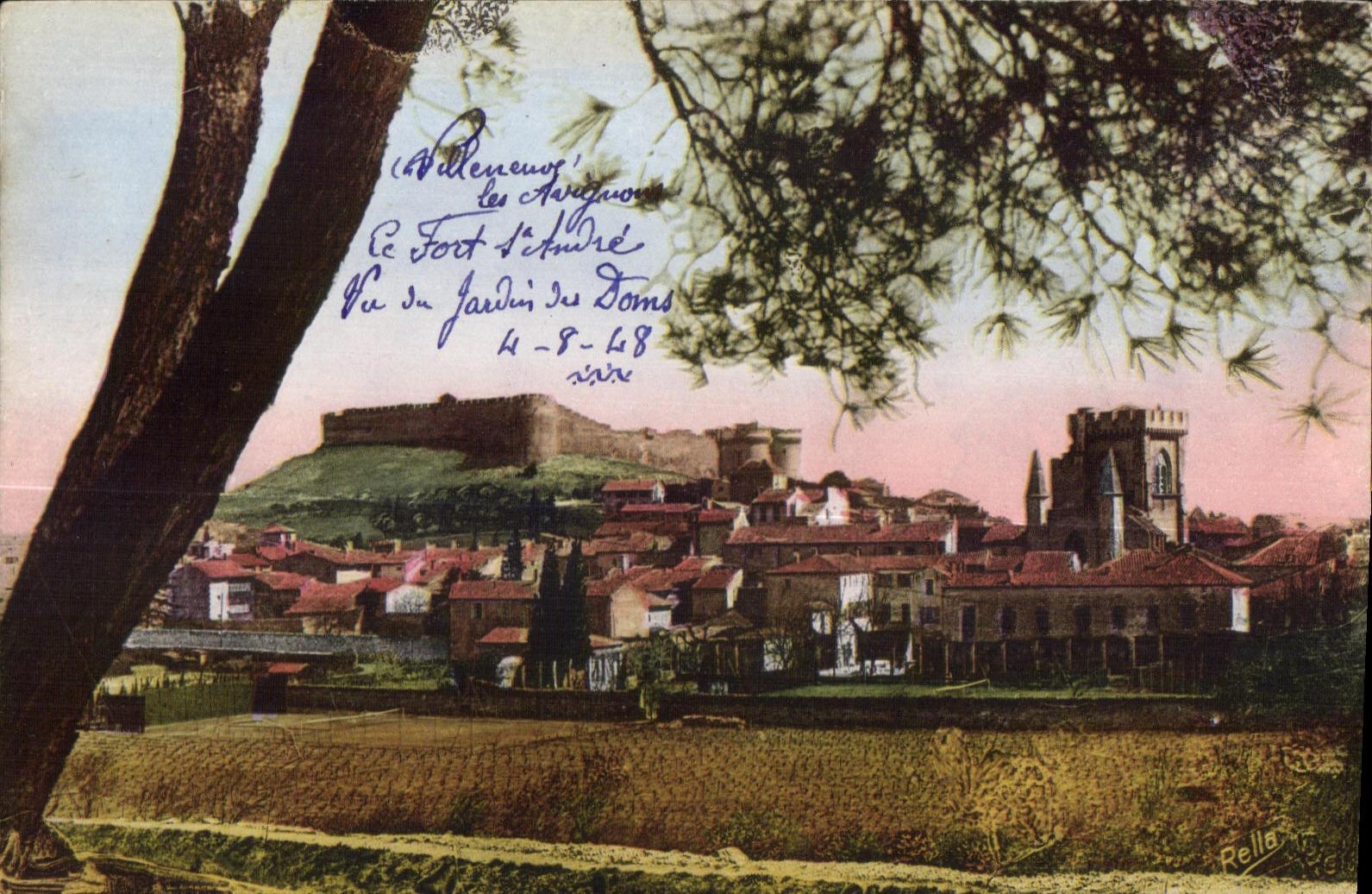 CPA Villeneuve les Avignon Tennis Jardins de l hostellerie du prieure